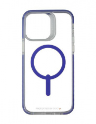 Gear4 Funda Santa Cruz Snap con MagSafe para iPhone 14 Pro Max, Transparente/Púrpura 