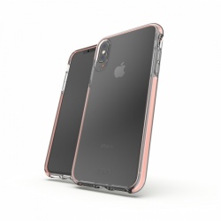 Gear4 Funda de TPU Piccadilly para iPhone XS MAX, Oro Rosa/Transparente 