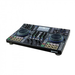 Gemini Controlador para DJ SDJ-4000, 4 Canales, RCA, Negro 