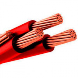 General Cable Cable de Cobre THW-LS, Cal.12, Rojo - Precio por Metro, Se vende en Tramos de 100 Metros 