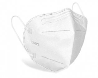 Genérico Cubrebocas KN95, Blanco, 10 Piezas 