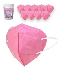Genérico Cubrebocas, Rosa, 10 Piezas 