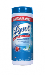 Lysol Toallas Desinfectantes, 35 Piezas 