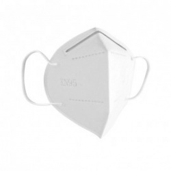 Cubrebocas KN95, 5 Capas, Blanco, 20 Piezas 