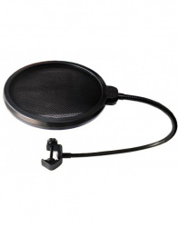 Genérico Filtro Anti-pop para Micrófono WS06, Negro 