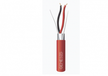 Genesis Bobina de Cable para Alarma 4402-5504, 2 Conductores, 18 AWG, 152 Metros, 1 Pieza 