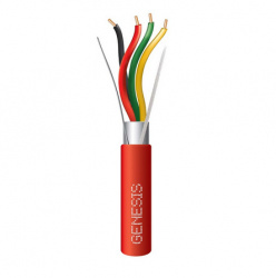 Genesis Bobina de Cable de Alarma Contra Incendios, 152 Metros, Rojo 