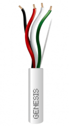 Genesis Bobina de Cable para Alarma 5474-5501, 4 Conductores, 16 AWG, 152 Metros, 1 Pieza 