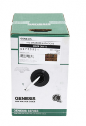 Genesis Bobina de Cable Eléctrico, 20 AWG, 152 Metros  