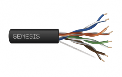 Genesis Bobina de Cable Ethernet Cat6, UTP, 305 Metros 