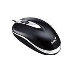 Mouse Genius Mini Traveler Láser, 1600DPI, USB , Negro 