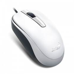 Mouse Genius Óptico DX-120, Alámbrico, USB-A, 1000DPI, Blanco 
