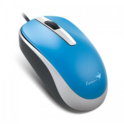 Mouse Genius Óptico DX-120, Alámbrico, USB-A, 1000DPI, Azul 