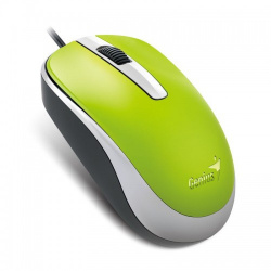Mouse Genius Óptico DX-120, Alámbrico, USB-A, 1000DPI, Verde 