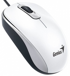 Mouse Genius Óptico DX-110, Alámbrico, USB, 1000DPI, Blanco 