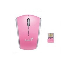 Mouse Genius Micro Traveler 900S Óptico, Inalámbrico, USB, 1200DPI, Rosa 