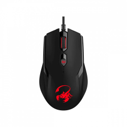 Mouse Gamer Ergonómico Genius Ammox X1-600, Alámbrico, Óptico, 3.200DPI, USB-A, Negro 