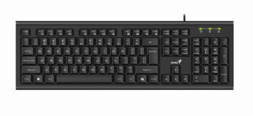Teclado Genius KB-113, Alámbrico, USB, Negro, Español  