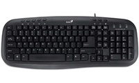 Teclado Genius KB-M200, USB 2.0, Negro (Inglés) 