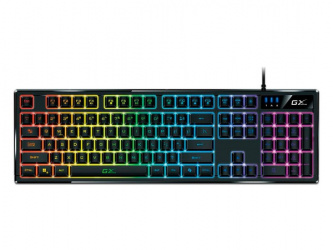 Teclado Gamer Genius Scorpion K7 LED RGB, Teclado Mecánico, Membrana, Alámbrico, USB, Negro, Español  