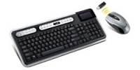 Kit de Teclado y Mouse Genius SlimStar 820 Solargizer, RF Inalámbrico, Negro/Plata (Español) 