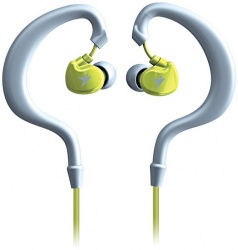 Genius Audífonos Deportivos con Micrófono HS-M270, Alámbrico, 1.2 Metros, Verde Limón 