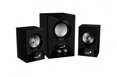 Genius Bocinas SW-2.1 385, Alámbrico, 2.1, 7W RMS, Negro 
