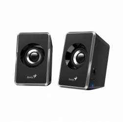 Genius Bocina para Computadora SP-U125, Alámbrico, 2.0 Canales, 3W RMS, 2 Piezas  