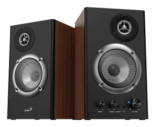 Genius Bocina para Computadora SP-HF1200B, Alámbrico, 2.0 Canales, 36W RMS, 2 Piezas  