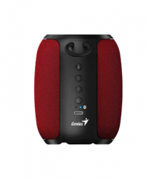 Genius Bocina Portátil SP-915BT, Bluetooth, Inalámbrico, USB-C, 5W, Rojo 