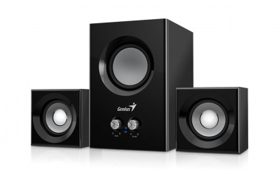 Genius Bocinas con Subwoofer SW-2.1 375, 2.1, 12W RMS, Negro 