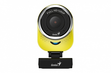 Genius Webcam QCam 6000, 2MP, 1920 x 1080 Pixeles, USB, Amarillo 
