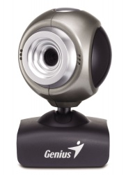 Genius Webcam i-Look 1321, 1.3 MP, 1280 x 1024 Pixeles, USB 2.0, Negro/Gris 