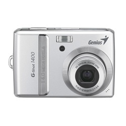 Cámara Digital Genius G-Shot 1400, 14MP, Zoom óptico 3x, Plata 