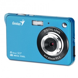 Cámara Digital Genius G-Shot 507, 5MP, Azul 