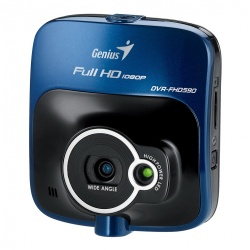 Grabadora Genius para Automóviles DVR-FHD590, Full HD, 2.4'', 5MP, max. 32GB, Negro/Azul 