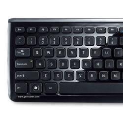 Teclado Genius Multimedia SlimStar i220, USB, Negro - 