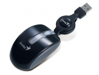 Mouse Genius NX-Elite, Alámbrico, Óptico, 1.200DPI, USB-A, Negro  