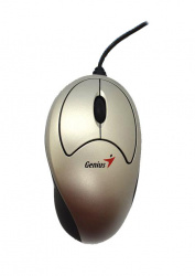 Mouse Genius ID000KYE06, Alámbrico, USB, 800DPI, Plata 