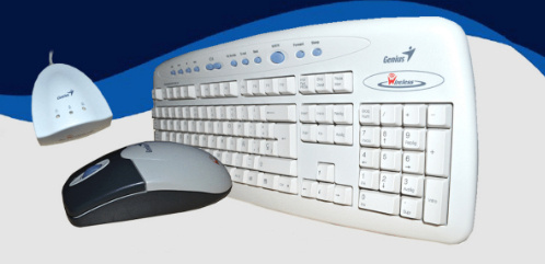 Kit de Teclado y Mouse Genius ID232KYE01, RF Inalámbrico, Beige (Español) 