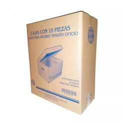 Gep Caja de Cartón para Archivo, Tamaño Oficio, 50x35x25cm, 10 Piezas 