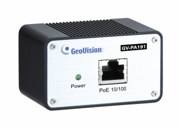 GeoVision Inyector de  Corriente PoE GV-PA191, 1x RJ-45, 48V 