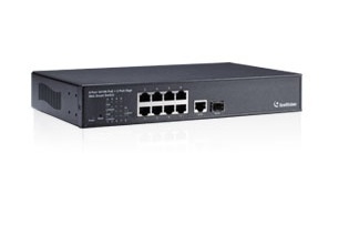 Switch GeoVision Fast Ethernet GV-POE0801, 10 Puertos 10/100, 4000 Entradas - No Administrable 