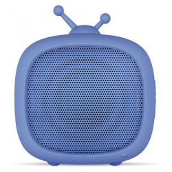 Getttech Bocina Portátil LITTLE TV, Bluetooth, Inalámbrico, 3W RMS, Azul 