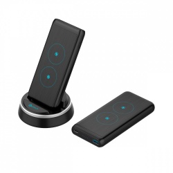 Cargador Portátil Getttech Power Bank GCA-16501, 10.000mAh, Negro  