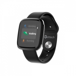 Getttech Smartwatch GRI-25701, Touch, Bluetooth 5.0, Negro 