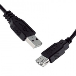 Getttech Cable USB A Macho - USB C Hembra, 1.5 Metros, Negro 