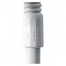 Gewiss Conector para Tubería Rígida PVC, 1'', Gris 