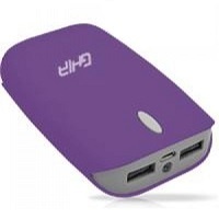 Cargador Portátil Ghia Power Bank Volta, 7500mAh, Púrpura 