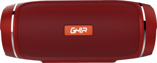 Ghia Bocina Portátil BX300, Bluetooth, Inalámbrico, 40W RMS, USB, Rojo - Resistente al Agua 